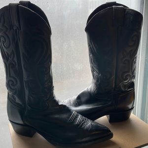 Justin Men's Black London Calf Classic Western Boots